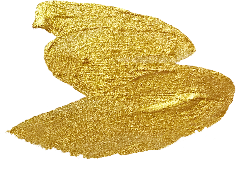 Gold Metallic Brushstroke	